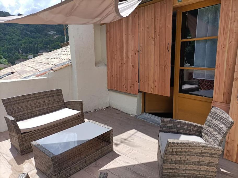 Grand Gite Terrasses Largentière Kültér fotó